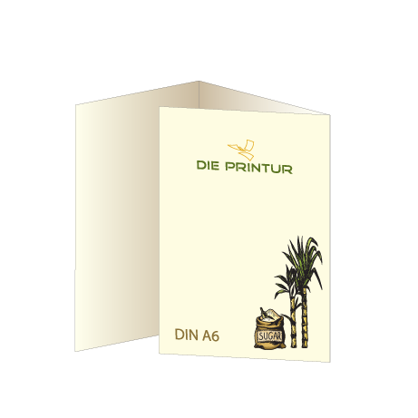 Drucksachen aus Zuckerrohrpapier